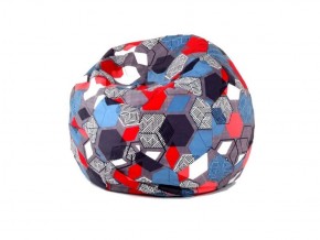 Кресло-мешок Мяч M (Geometry Slate) в Троицке - troick.mebel-74.com | фото