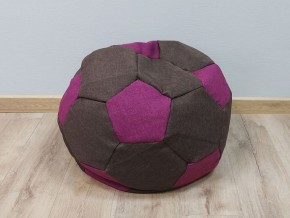 Кресло-мешок Мяч S (Savana Chocolate-Savana Berry) в Троицке - troick.mebel-74.com | фото
