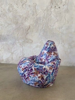 Кресло-мешок Цветы XL в Троицке - troick.mebel-74.com | фото