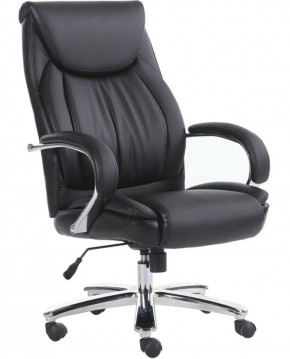 Кресло офисное BRABIX PREMIUM "Advance EX-575" (хром, экокожа, черное) 531825 в Троицке - troick.mebel-74.com | фото
