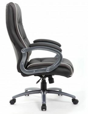 Кресло офисное BRABIX PREMIUM "Strong HD-009" (экокожа черная, ткань серая) 531945 в Троицке - troick.mebel-74.com | фото
