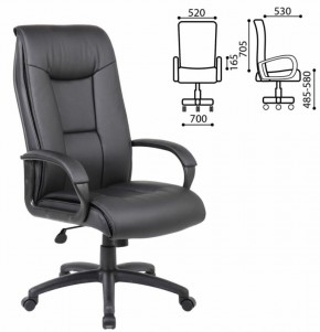 Кресло офисное BRABIX PREMIUM "Work EX-513" (экокожа, черное) 531943 в Троицке - troick.mebel-74.com | фото