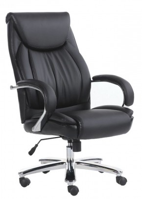 Кресло офисное BRABIX "Advance EX-575" (хром/экокожа/черное) 531825 в Троицке - troick.mebel-74.com | фото