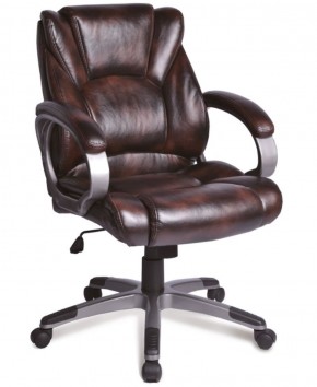 Кресло офисное BRABIX "Eldorado EX-504" (коричневое) 530875 в Троицке - troick.mebel-74.com | фото