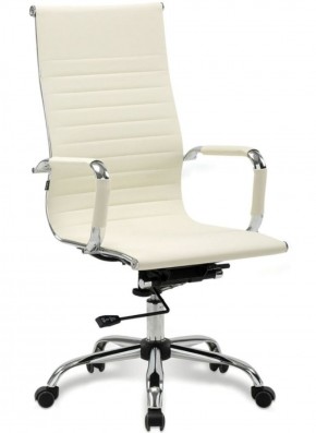 Кресло офисное BRABIX "Energy EX-509" (экокожа, хром, бежевое) 531166 в Троицке - troick.mebel-74.com | фото