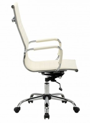 Кресло офисное BRABIX "Energy EX-509" (экокожа, хром, бежевое) 531166 в Троицке - troick.mebel-74.com | фото