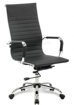 Кресло офисное BRABIX "Energy EX-509" (экокожа, хром, черное) 530862 в Троицке - troick.mebel-74.com | фото