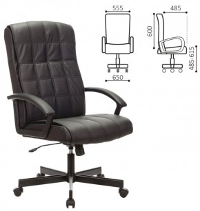 Кресло офисное BRABIX "Quadro EX-524" (черное) 532104 в Троицке - troick.mebel-74.com | фото