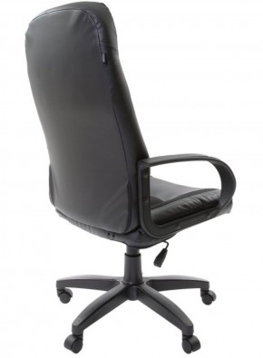 Кресло офисное BRABIX "Strike EX-525" (экокожа черная, ткань черная) 531381 в Троицке - troick.mebel-74.com | фото