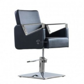 Кресло парикмахерское Barneo 6300V5 черное в Троицке - troick.mebel-74.com | фото
