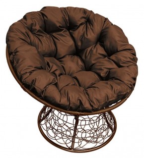 Кресло "ПАПАСАН" ротанг (каркас коричневый) в Троицке - troick.mebel-74.com | фото