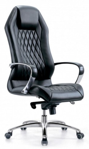 Кресло руководителя Бюрократ _AURA/BLACK черный в Троицке - troick.mebel-74.com | фото