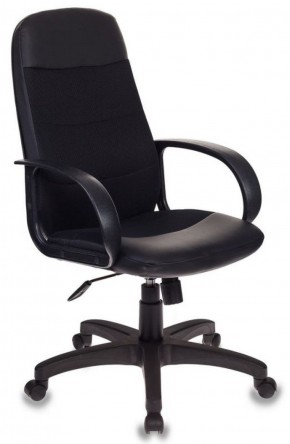 Кресло руководителя Бюрократ CH-808AXSN/LBL+TW-11 черный в Троицке - troick.mebel-74.com | фото