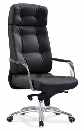 Кресло руководителя Бюрократ _DAO/BLACK черный в Троицке - troick.mebel-74.com | фото