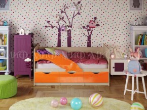 ДЕЛЬФИН-1 Кровать 1800 (Оранжевый металлик) в Троицке - troick.mebel-74.com | фото