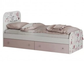 Кровать с ящиками Малибу КР-10 Light + Настил ЛДСП 0.8 в Троицке - troick.mebel-74.com | фото