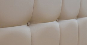 Кровать двойная Хлоя 160 + ортопед + ПМ + дно (арт. Пегасо капучино к/з (бежево-коричневый)) в Троицке - troick.mebel-74.com | фото