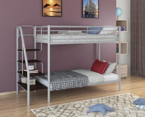 Кровать двухъярусная "Толедо" Серый/Венге в Троицке - troick.mebel-74.com | фото