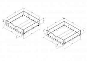 Кровать двухъярусная с диваном "Мадлен-ЯЯ" с ящиками в Троицке - troick.mebel-74.com | фото