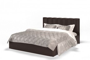 Кровать Элен 1600 + основание с ПМ (Лесмо brown) коричневый в Троицке - troick.mebel-74.com | фото