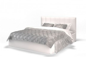 Кровать Элен 1600 + основание с ПМ (Vega white) белый в Троицке - troick.mebel-74.com | фото