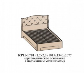 Кровать ЭЙМИ с подъемным механизмом КРП-1701 Рэд фокс (1200х2000) в Троицке - troick.mebel-74.com | фото