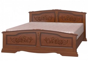 ЕЛЕНА Кровать из массива 1200 (Орех) в Троицке - troick.mebel-74.com | фото