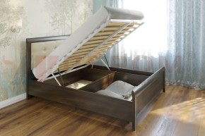 Кровать КР-1034 с мягким изголовьем в Троицке - troick.mebel-74.com | фото