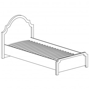 Кровать одинарная №414 Прованс в Троицке - troick.mebel-74.com | фото