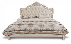 Кровать с мягким изголовьем "Патрисия" с основанием (1800) крем в Троицке - troick.mebel-74.com | фото