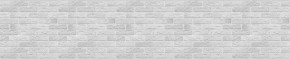 Кухонный фартук 610х3000х1,5 (композит) КМ Кирпич серый в Троицке - troick.mebel-74.com | фото