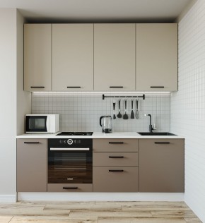 Кухонный гарнитур Латте 2200 (Стол. 26мм) в Троицке - troick.mebel-74.com | фото
