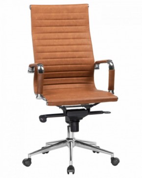 Офисное кресло для руководителей DOBRIN CLARK LMR-101F светло-коричневый №321 в Троицке - troick.mebel-74.com | фото