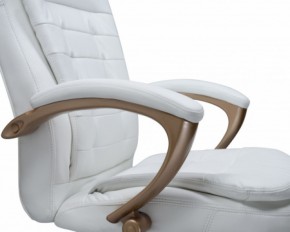 Офисное кресло для руководителей DOBRIN DONALD LMR-106B белый в Троицке - troick.mebel-74.com | фото
