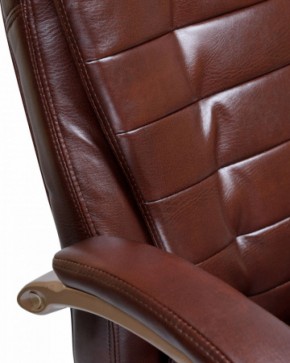 Офисное кресло для руководителей DOBRIN DONALD LMR-106B коричневый в Троицке - troick.mebel-74.com | фото