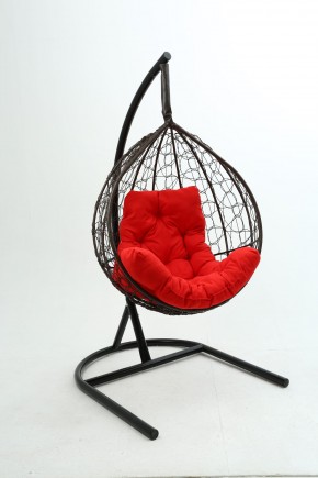 Подвесное кресло Бароло (коричневый/красный) в Троицке - troick.mebel-74.com | фото
