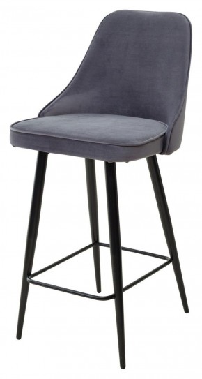 Полубарный стул NEPAL-PB ЛАТТЕ #25, велюр/ черный каркас (H=68cm) М-City в Троицке - troick.mebel-74.com | фото