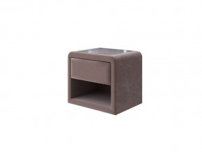 PROxSON Тумба Cube (Ткань: Велюр Shaggy Chocolate) 52x41 в Троицке - troick.mebel-74.com | фото