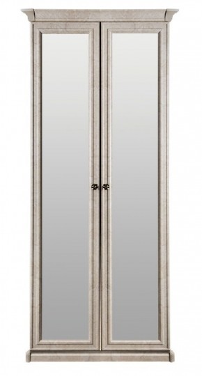 Шкаф 2-х створчатый с Зеркалом Афина (крем корень) в Троицке - troick.mebel-74.com | фото