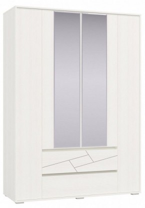 Шкаф 4-х дверный с ящиками АДЕЛИНА (4-4833рам.б) в Троицке - troick.mebel-74.com | фото