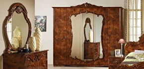 Шкаф 5-и дверный с зеркалами (20.145) Тициана (орех) в Троицке - troick.mebel-74.com | фото