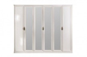 Шкаф 6-ти ств (2+2+2) с зеркалами Натали (комплект) в Троицке - troick.mebel-74.com | фото
