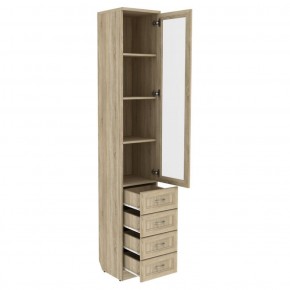Шкаф для книг с ящиками узкий арт. 205 в Троицке - troick.mebel-74.com | фото