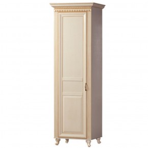 Шкаф для одежды 1-дверный №472 Марлен Кремовый белый в Троицке - troick.mebel-74.com | фото