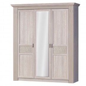 Шкаф для одежды 3-х дверный №180 "Лючия" Дуб оксфорд серый в Троицке - troick.mebel-74.com | фото