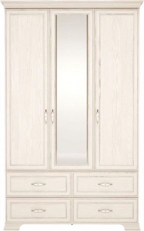Шкаф для одежды с зеркалом 3-х дв Венеция 1 бодега в Троицке - troick.mebel-74.com | фото