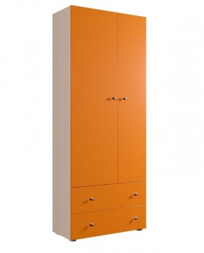 Шкаф ДМ 800 с 2-мя ящиками (оранж) в Троицке - troick.mebel-74.com | фото