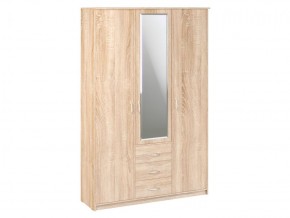 Шкаф комбинированный Дуэт Люкс с зеркалом в Троицке - troick.mebel-74.com | фото
