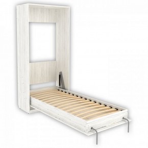 Шкаф-кровать подъемная 900 (вертикальная) арт. К02 Арктика в Троицке - troick.mebel-74.com | фото