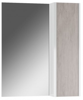 Шкаф-зеркало Uno 60 Дуб серый левый/правый Домино (DU1503HZ) в Троицке - troick.mebel-74.com | фото